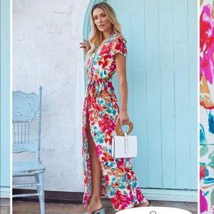 Size medium wrap Vici dress